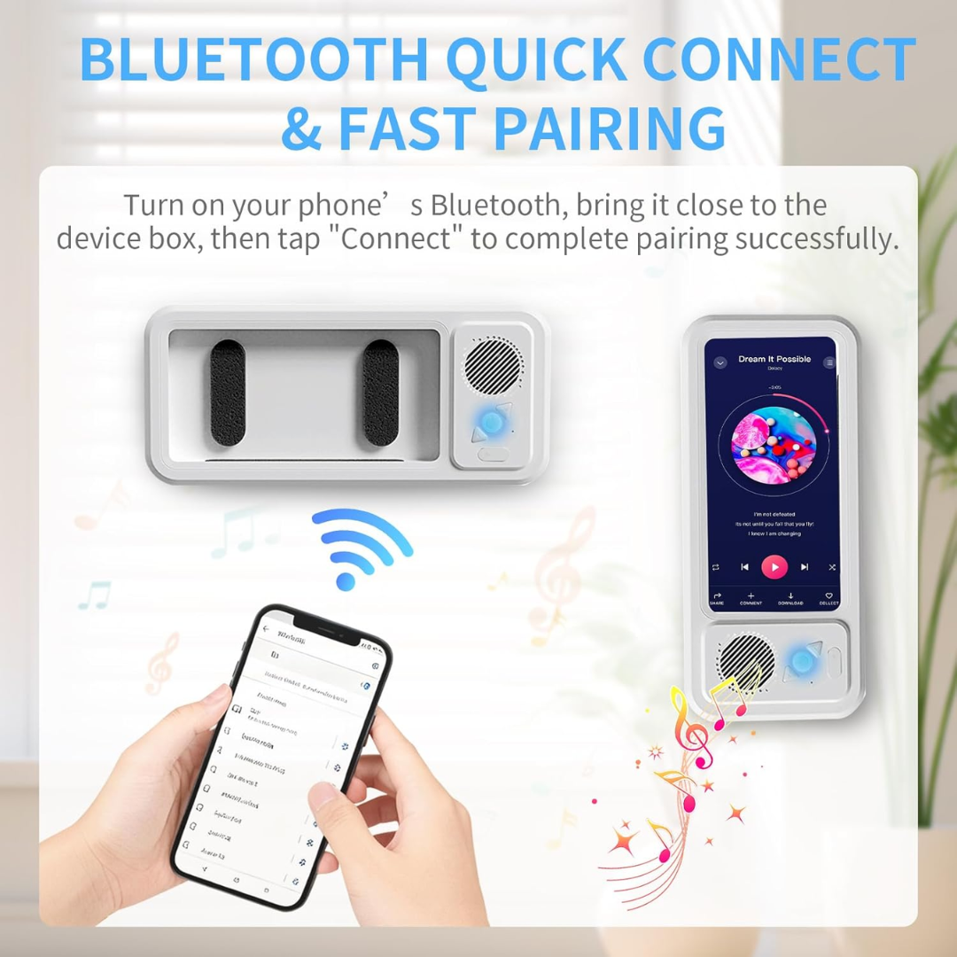 Altavoz Bluetooth impermeable con soporte